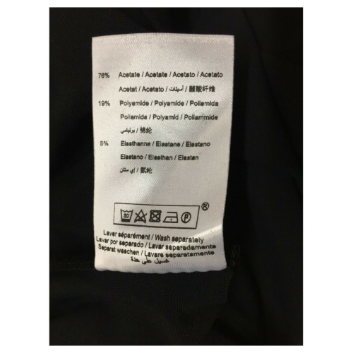 LA FEE MARABOUTEE pantalone jersey donna nero art FA-PA-MIRINA MADE IN ITALY