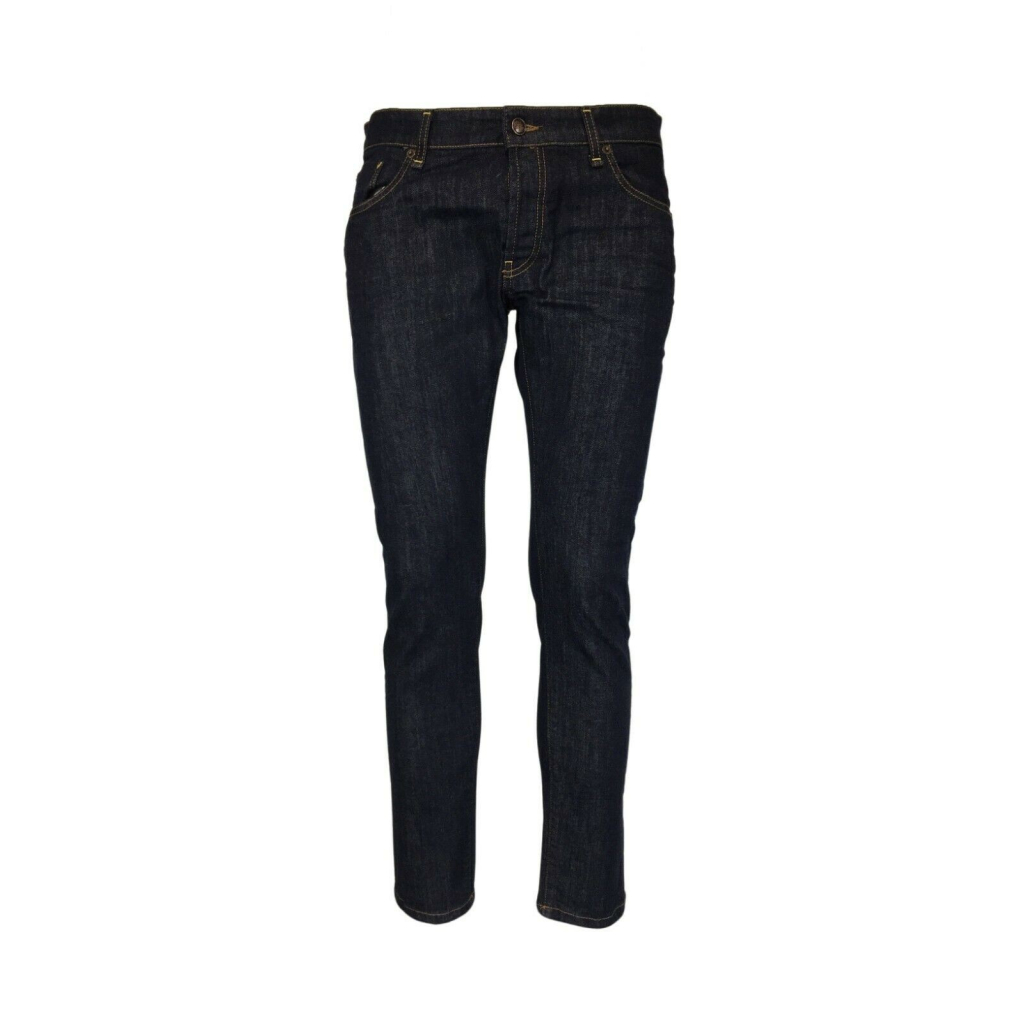 MESSAGERIE jeans uomo slim fit denim scuro 259230 98% cotone 2% elastan MADE IN ITALY