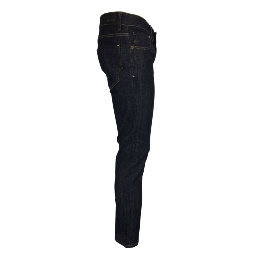 MESSAGERIE men's jeans slim fit dark denim 259230 98% cotton 2% elastane MADE IN ITALY