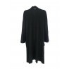 HUMILITY 1949 maxi cardigan donna nero punto milano art HB-VE-MARIBEL MADE IN ITALY