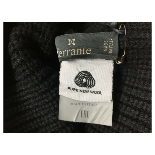 FERRANTE cappello uomo lana coste dyed art U22199 100% lana MADE IN ITALY