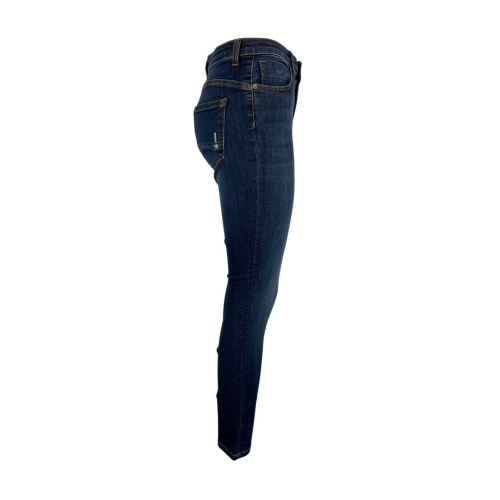 REIGN jeans donna slim fit denim scuro 29012718 JENNIFER KAO SR 98% cotone 2% elastan MADE IN ITALY