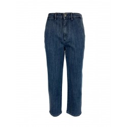 REIGN jeans woman high waist zip art 29013128 EMMA MARFA 98% cotton 2% elastane MADE IN ITALY