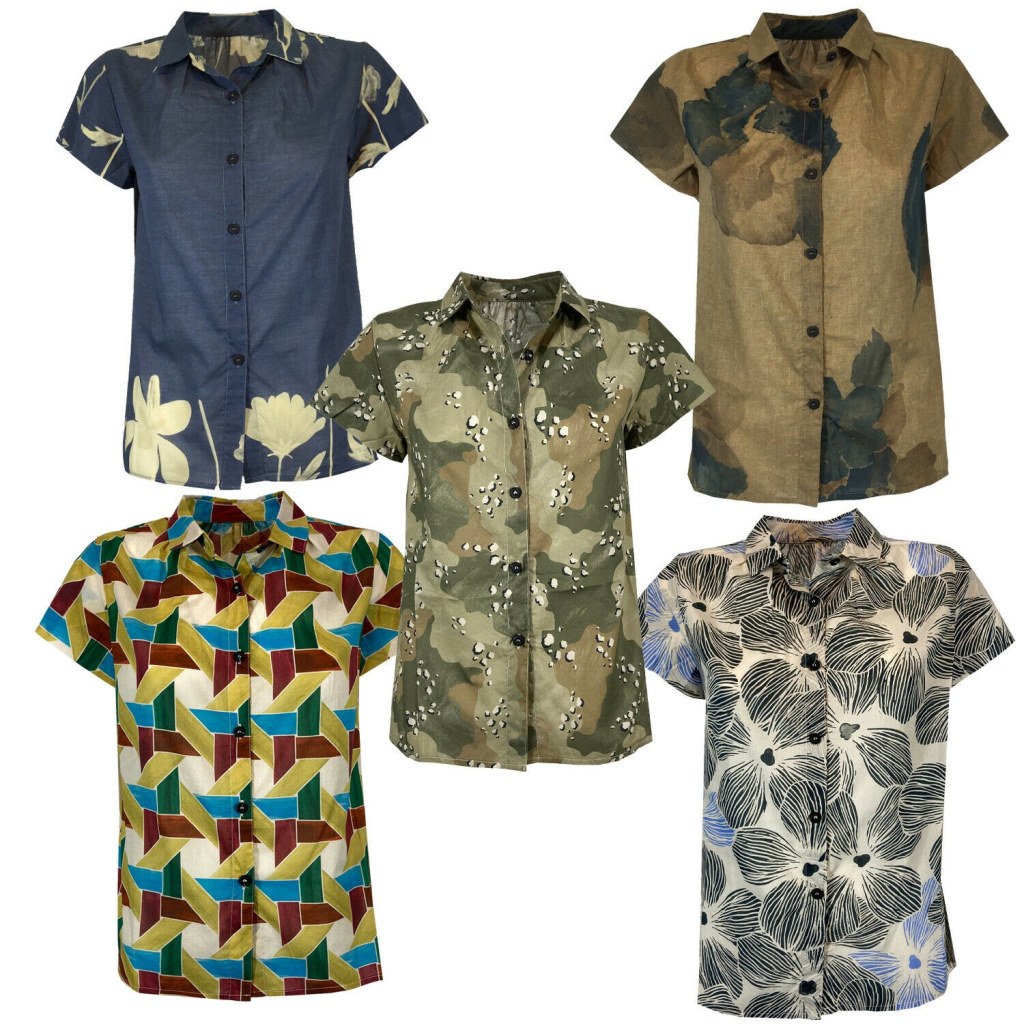 4.10 by BKØ woman cotton voile shirt DD2410 FANTASY 100% cotton MADE IN ITALY 4.10 by BKØ woman cotton voile shirt DD2410 FANTASY 100% cotton MADE IN ITALY