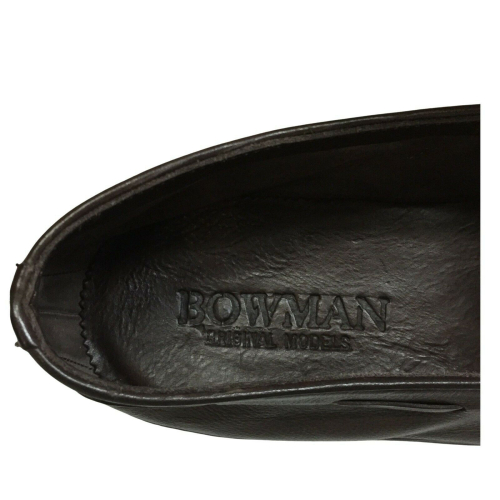 BOWMAN unlined man moccasin art GT1 DIVER 100% leather MADE IN ITALY