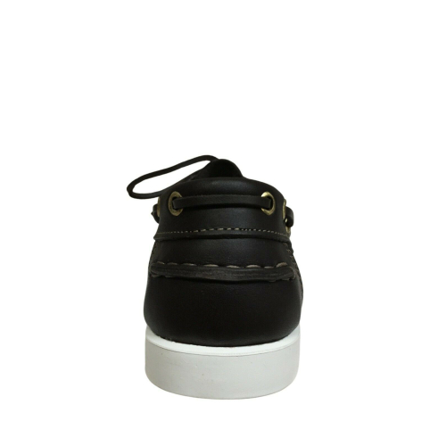 ICON LAB scarpa uomo barca pelle ingrassata sfoderata art 02/INS CALF 100% pelle MADE IN ITALY