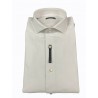 BROUBACK white slim washed man shirt art NISIDA 38 T57 MADE IN ITALY