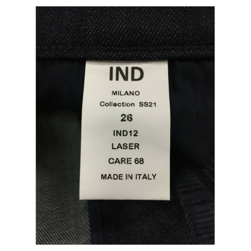 IND MILANO jeans woman patterned paw IND12 LASER REDSKIN MADE IN ITALY