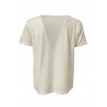 MADSON by BKØ t-shirt uomo bianca DU22337 DOCTOR 100% cotone riciclato MADE IN ITALY