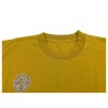 MADSON by BKØ man t-shirt DU22337 HELLO HUM / YELLOW 100% recycled cotton MADE IN ITALY