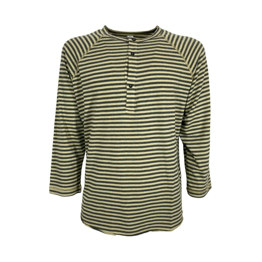 MADSON by BKØ men's t-shirt 3/4 sleeve striped seraph DU22332 MADE IN ITALY MADSON by BKØ men's t-shirt 3/4 sleeve striped seraph DU22332 MADE IN ITALY