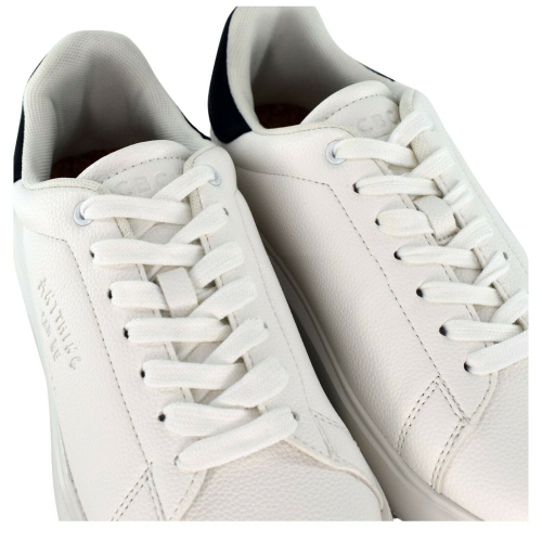 ACBC sneakers uomo BioMilano Bianco/Nero in poliestere riciclato, SHMI ECO