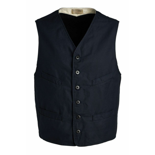 MANIFATTURA CECCARELLI men's cotton vest sateen art DE-6914 COUNTRY VEST 100% cotton MADE IN ITALY