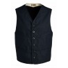 MANIFATTURA CECCARELLI men's cotton vest sateen art DE-6914 COUNTRY VEST 100% cotton MADE IN ITALY