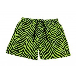 TOOCO costume uomo boxer fantasia zebra nero/fluo art TOC0248 ZEB FLUO 100% poliestere