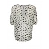 PERSONA by Marina Rinaldi line N.O.W woman blouse with cherry print art 21.7111012 BALI