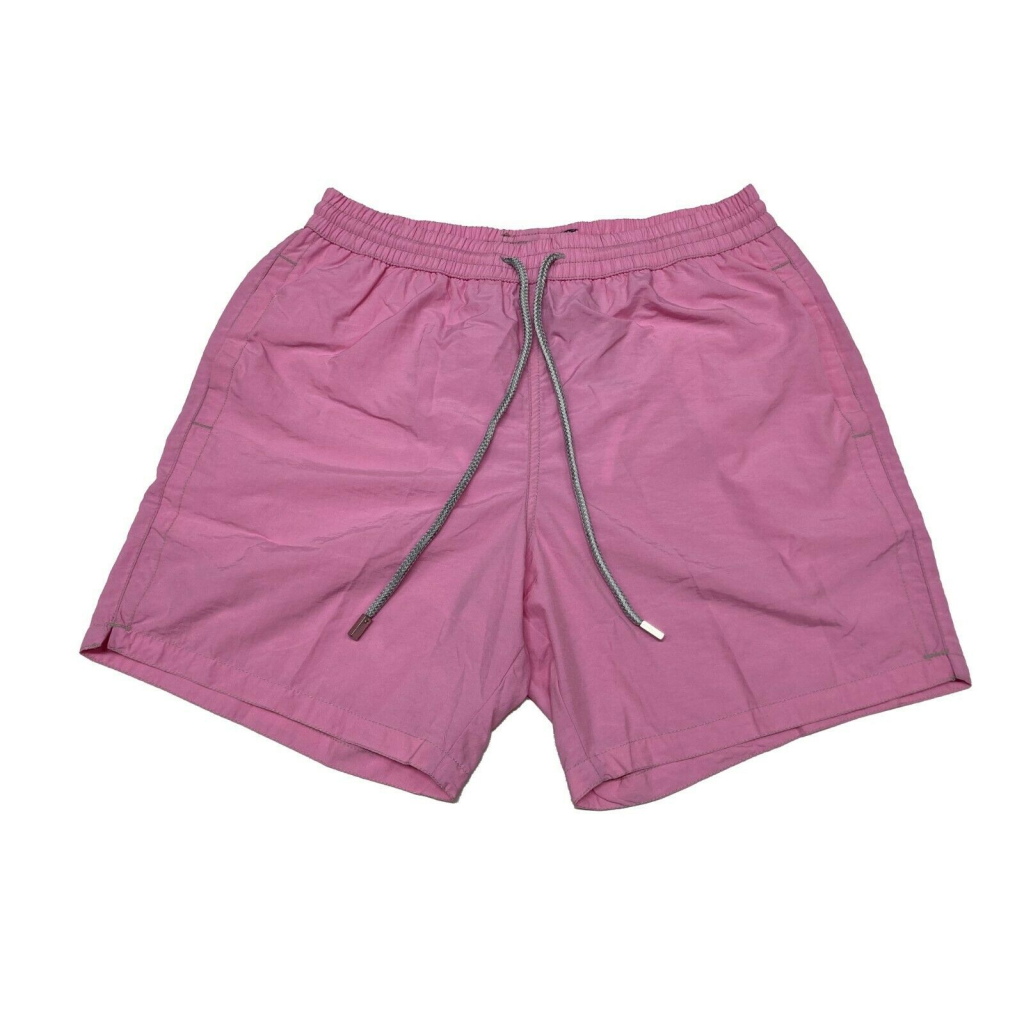 ZEYBRA costume uomo boxer tinta unita mod AUB001 rosa 100% nylon MADE IN ITALY