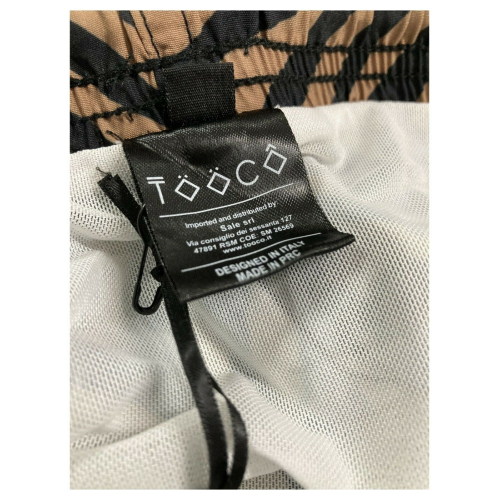 TOOCO man costume boxer fantasy zebra black / biscuit art TOC0237 ZEB ZEB 100% polyester