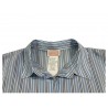 PERSONA by Marina Rinaldi line N.O.W long white / light blue striped woman shirt art 21.7112022 BASCO