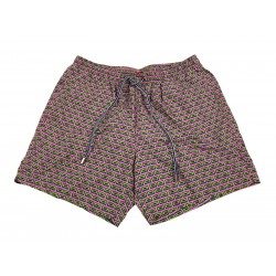 ZEYBRA man costume boxer pink fantasy mod AUB282 MUSICASSETTE HERITAGE line MADE IN ITALY