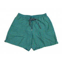 ZEYBRA costume uomo boxer fantasia turchese mod AUB281 PELLICANO linea HERITAGE MADE IN ITALY