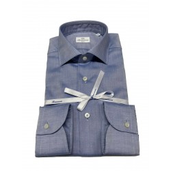 BRANCACCIO camicia uomo oxford celeste SG00B0 GIO’ PT EBN19 100% cotone