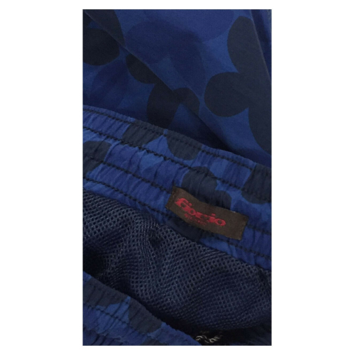 FIORIO MILANO man costume boxer blue fantasy art FIP BXR 25352 S78 01340 100% nylon polyamide MADE IN ITALY