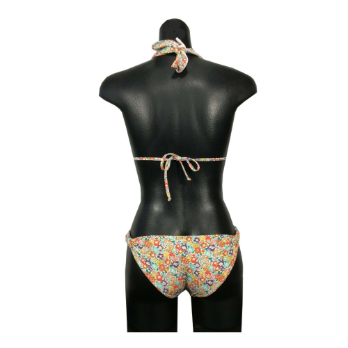 WIKINI-WOXER bikini donna triangolo fantasia art AMELIE 2221 bianco/rosso MADE IN ITALY