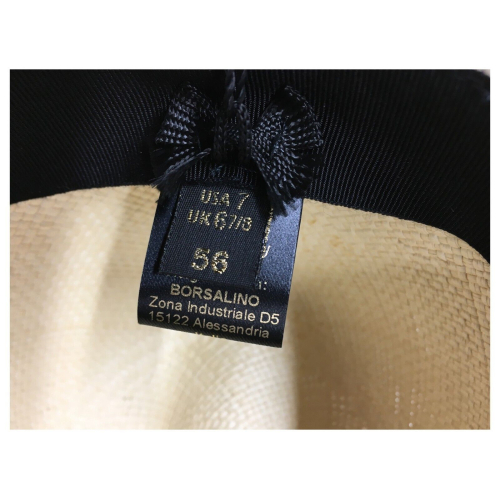 BORSALINO cappello uomo 141088 Panama Quito 100% Paglia MADE IN ITALY
