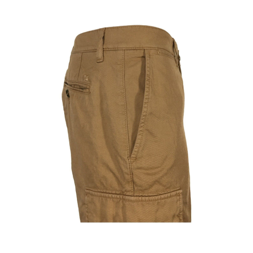 FERRANTE men's bermuda shorts with side pockets in linen and cotton art U13102 MADE IN ITALY