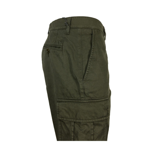 FERRANTE men's bermuda shorts with side pockets in linen and cotton art U13102 MADE IN ITALY