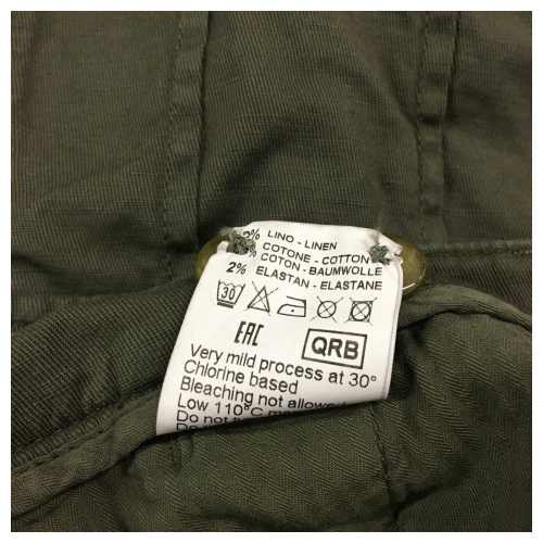 FERRANTE men's bermuda shorts with side pockets in linen and cotton art U13102 MADE IN ITALY