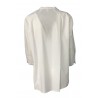 SOPHIE white woman shirt mod OPPI 100% cotton MADE IN ITALY