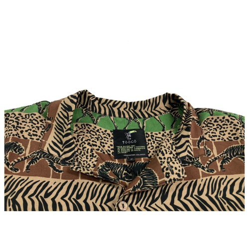 TOOCO camicia uomo fantasia Forest art TOC0303 ZOE FOREST MADE IN ITALY