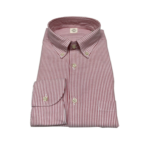 GMF 965 camicia uomo righe button-down 92.L.TAS 921211 100% cotone