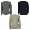 H953 man sweater working rice grain HS3209 100% cotton MADE IN ITALY
