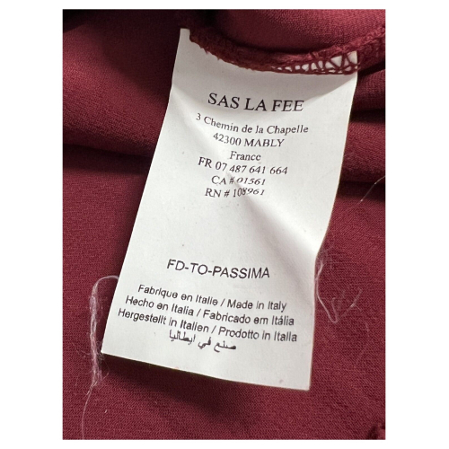 LA FEE MARABOUTEE blusa donna art FD-TO-PASSIMA 100% viscosa MADE IN ITALY