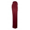 LA FEE MARABOUTEE pantalone donna palazzo bordeaux FD-PA-BACCHIA 100% viscosa MADE IN ITALY