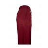 LA FEE MARABOUTEE burgundy palazzo woman trousers FD-PA-BACCHIA 100% viscose MADE IN ITALY