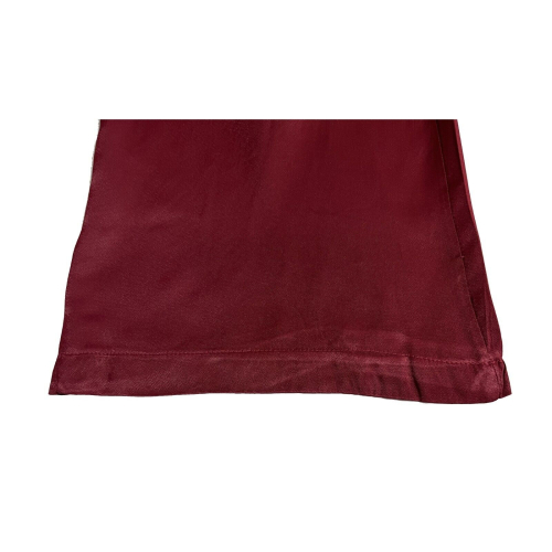 LA FEE MARABOUTEE pantalone donna palazzo bordeaux FD-PA-BACCHIA 100% viscosa MADE IN ITALY
