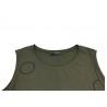 NEIRAMI abito donna jersey+tessuto militare art D526PC-N/S2 97% cotone 3% elastan MADE IN ITALY