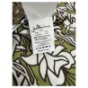 FEELING by JUSTMINE costume intero donna verde/marrone/panna A784C6008 HIBISCUS MADE IN ITALY