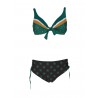 FEELING by JUSTMINE bikini woman dark / emerald sail art B2804C682 ETHNO CHIC MADE IN ITALY