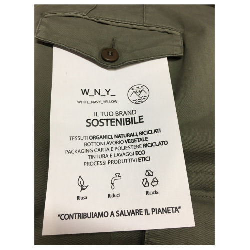W_N_Y_ pantalone uomo militare art CANGURO 5371 57C7 5371 97% cotone 3% elastan