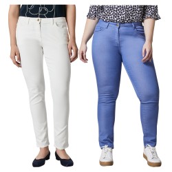 PERSONA by Marina Rinaldi line N.O.W jeans woman color art 21.7131032 RADICI 68% cotton