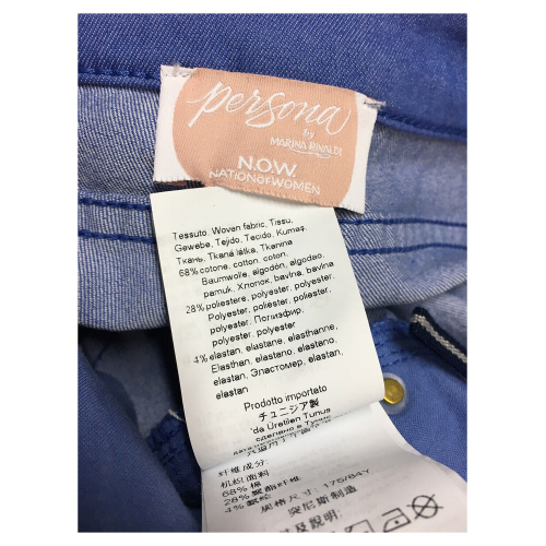 PERSONA by Marina Rinaldi line N.O.W jeans woman color art 21.7131032 RADICI 68% cotton