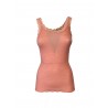 FRALY woman tank top narrow shoulder with ribbed lace DF6900 wool and silk  2