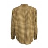 MADSON by BottegaChilometerZero beige checked linen shirt DU22372 BARLETTA QUADRO MADE IN ITALY