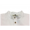 MADSON by BottegaChilometerZero white man shirt DU18061 RAINER ROUND SHIRT MADE IN ITALY
