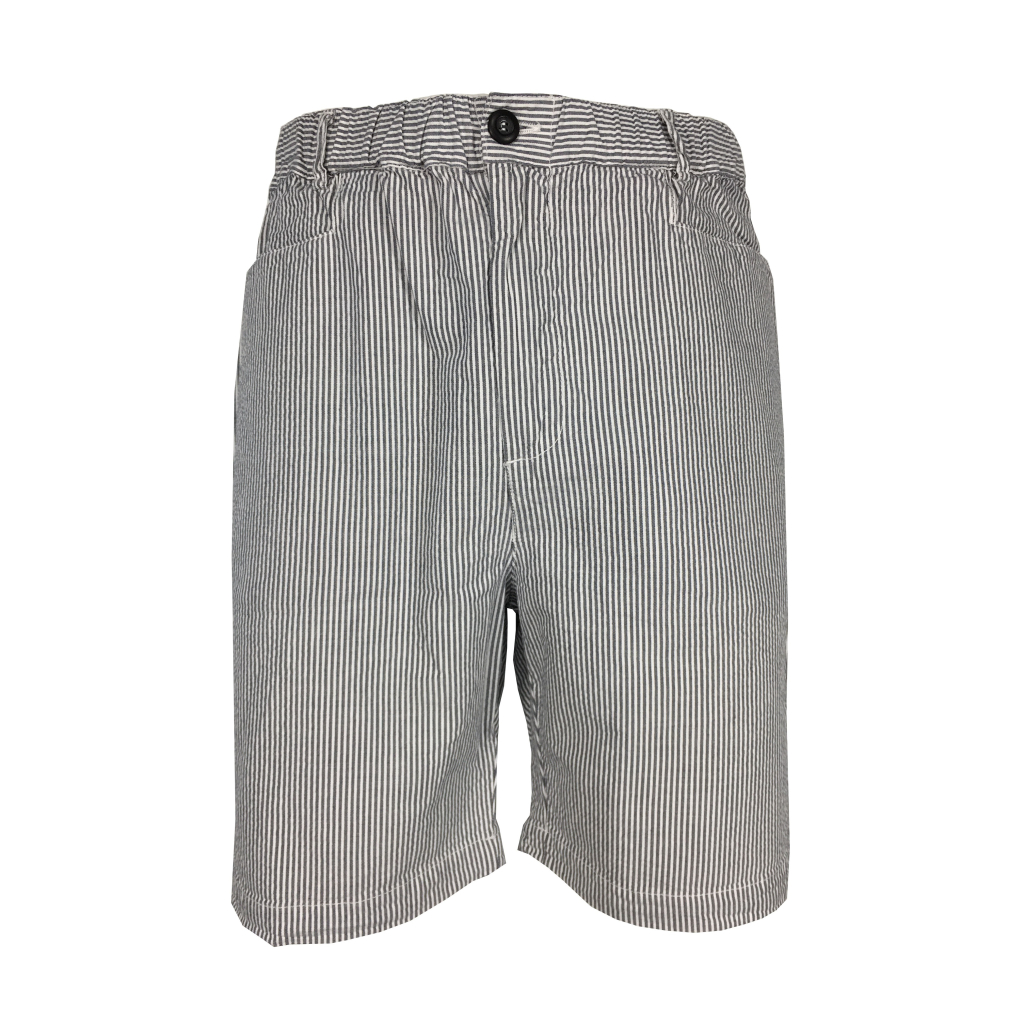 MADSON by BottegaChilometriZero white / blue striped bermuda man DU21323 STRIPED MADE IN ITALY MADSON by BottegaChilometriZero white / blue striped bermuda man DU21323 STRIPED MADE IN ITALY